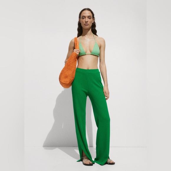 Mango Green crochet Co-ord set NWT - Picture 9 of 9